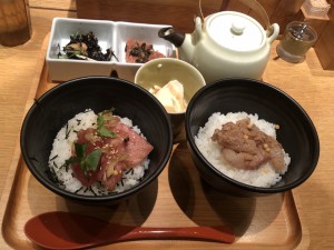 鯛と漁師風付けマグロ